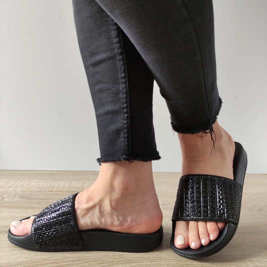 SLAPI DAMA SKECHERS 119320 BBK