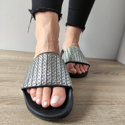 SLAPI DAMA SKECHERS 119320 BLK