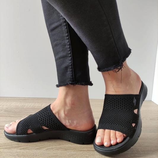 SLAPI DAMA SKECHERS 141425 BBK