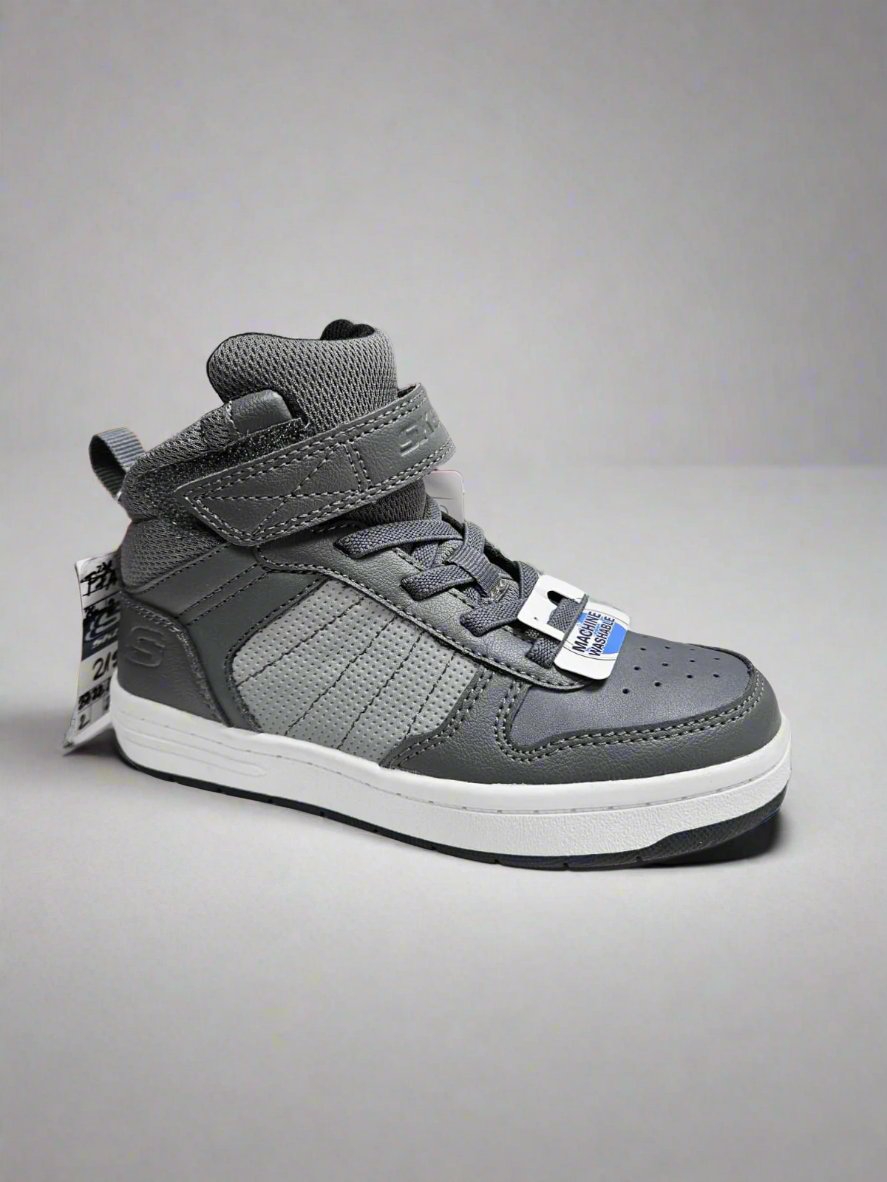 GHETE SPORT COPII SKECHERS 405633L GRY - imagine 2