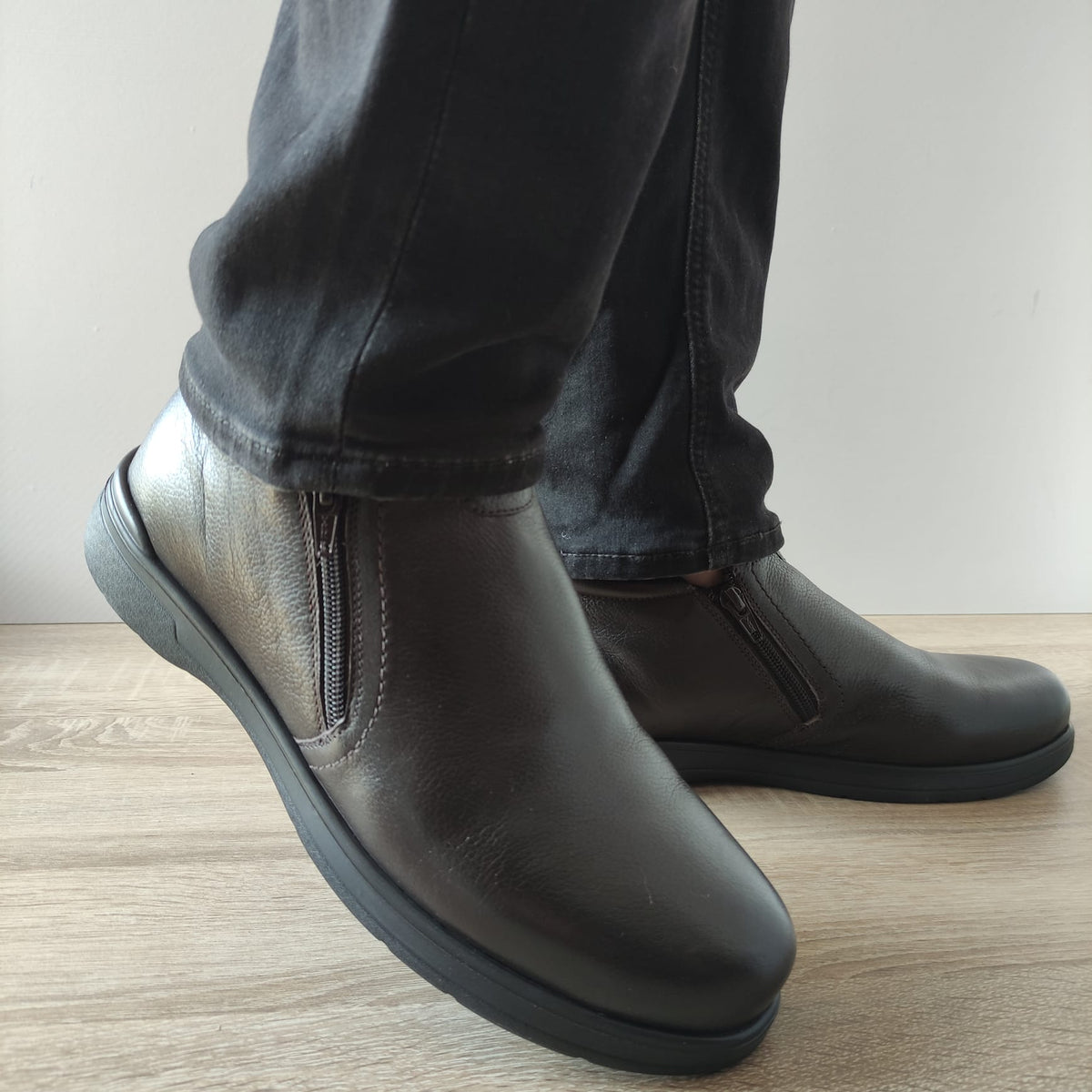 GHETE CASUAL BARBATI CAPRICE 16400-43 MARO INCHIS - imagine 3