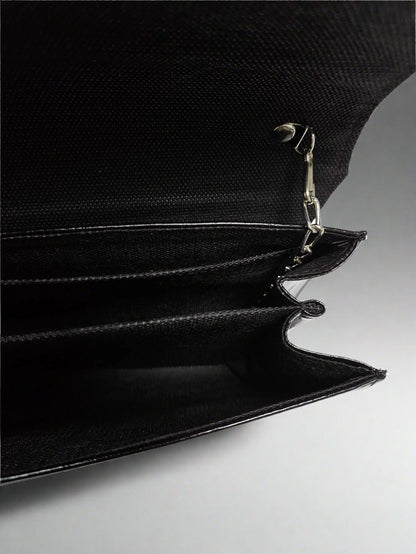 GEANTA DAMA TIP PLIC DE OCAZIE GENTOMIX M63 NEGRU