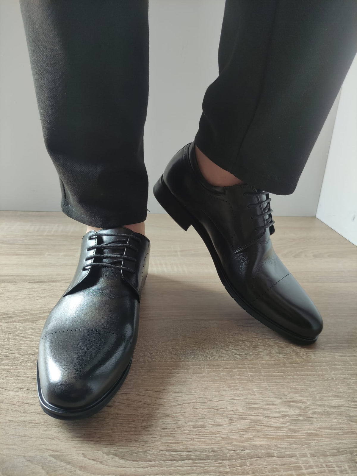 PANTOFI ELEGANTI BARBATI ELDEMAS 9122-2 NEGRI - imagine 4