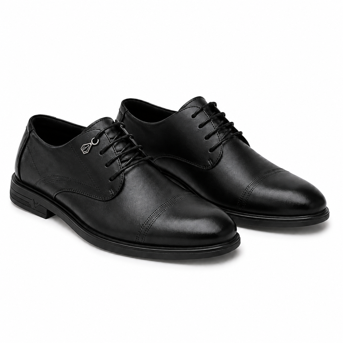 PANTOFI ELEGANTI BARBATI MELS B16233 NEGRU - imagine 2