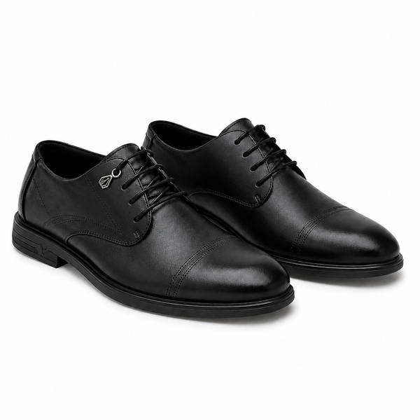 PANTOFI ELEGANTI BARBATI MELS B16233 NEGRU - imagine 2