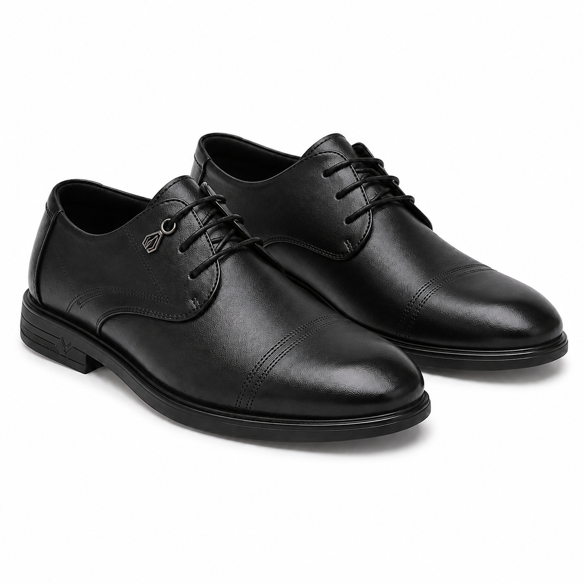 PANTOFI ELEGANTI BARBATI MELS B16233 NEGRU - imagine 4