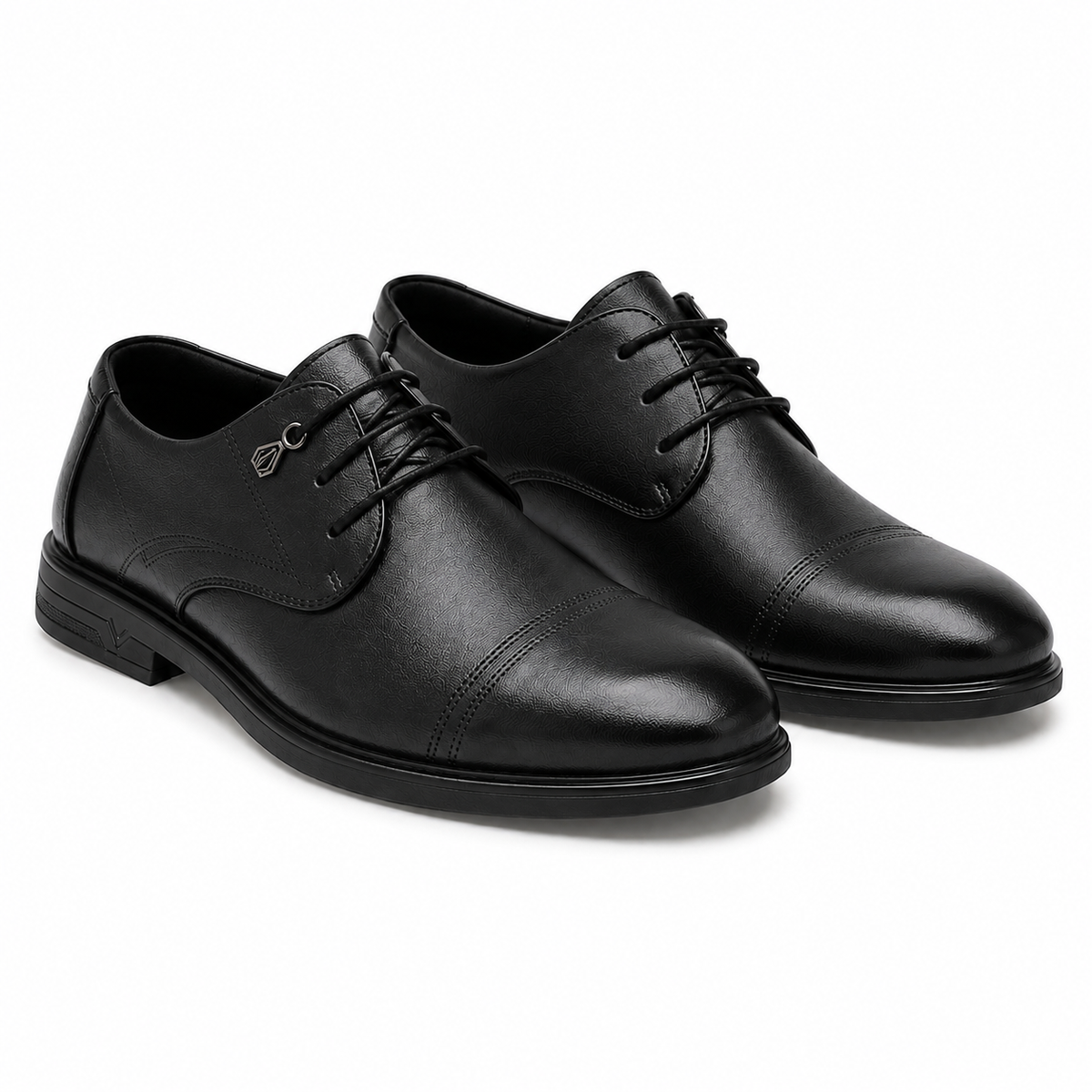 PANTOFI ELEGANTI BARBATI MELS B16233 NEGRU - imagine 5
