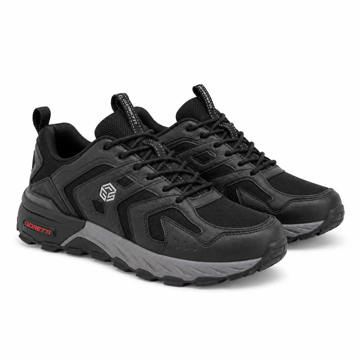 PANTOFI SPORT BARBATI GORETTI B100-CL27688 NEGRI
