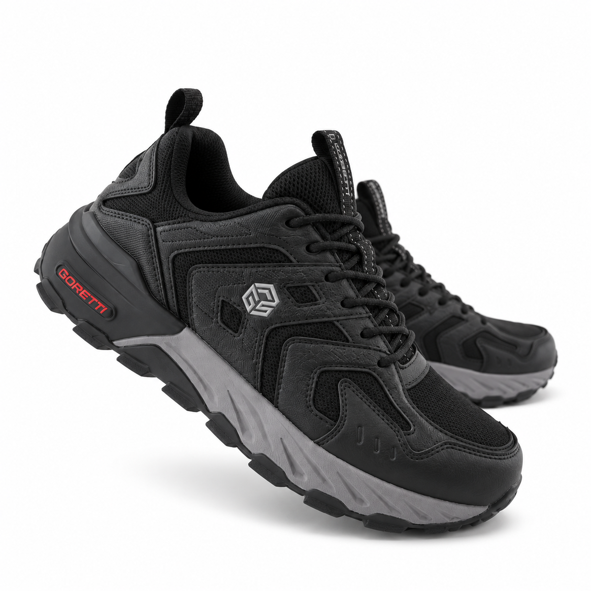 PANTOFI SPORT BARBATI GORETTI B100-CL27688 NEGRI