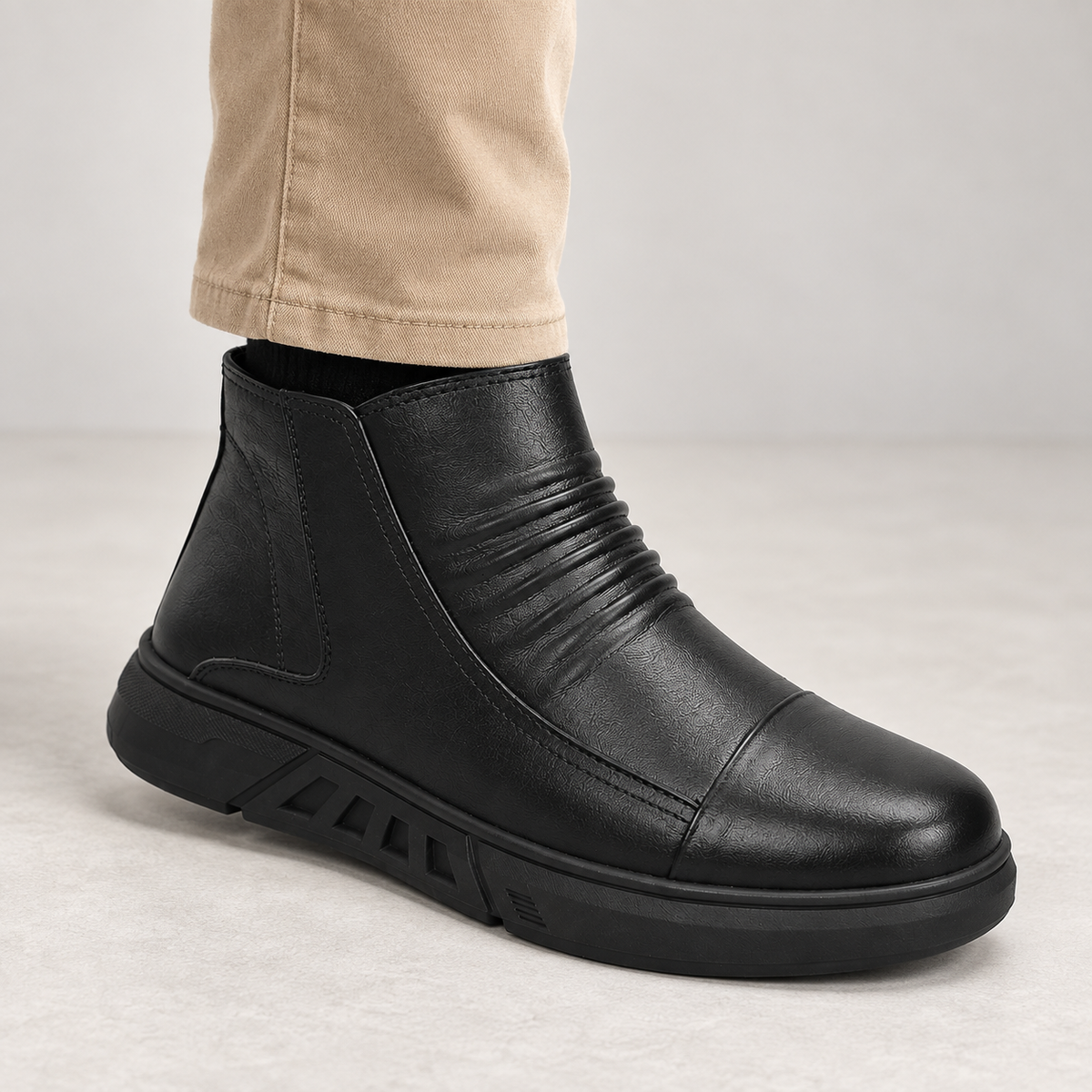 GHETE CASUAL BARBATI FRANCO GERARDO 2M72703 NEGRE