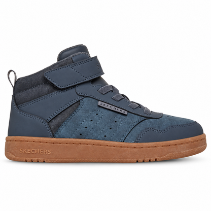 Ghete Sport Băieți Skechers Quick Street City Hi 418027L Gri Antracit