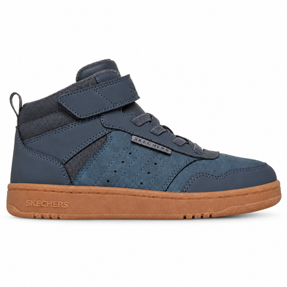 Ghete Sport Băieți Skechers Quick Street City Hi 418027L Gri Antracit