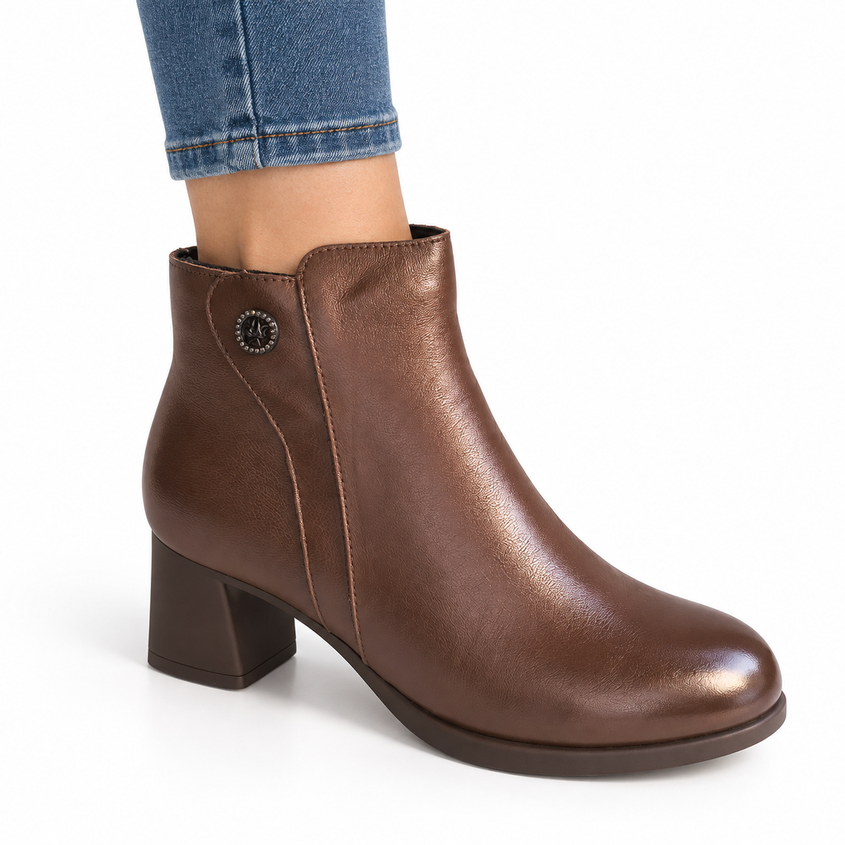 Ghete Elegante Damă Gallop Formazione 8858 Maro