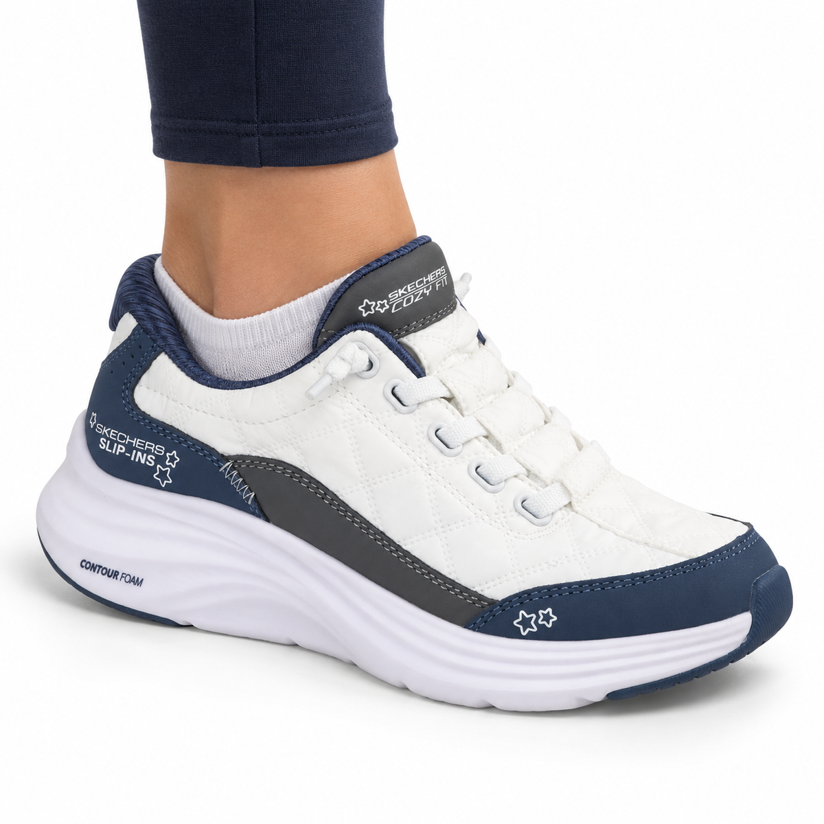 Pantofi Sport Fete Skechers 303949L Alb
