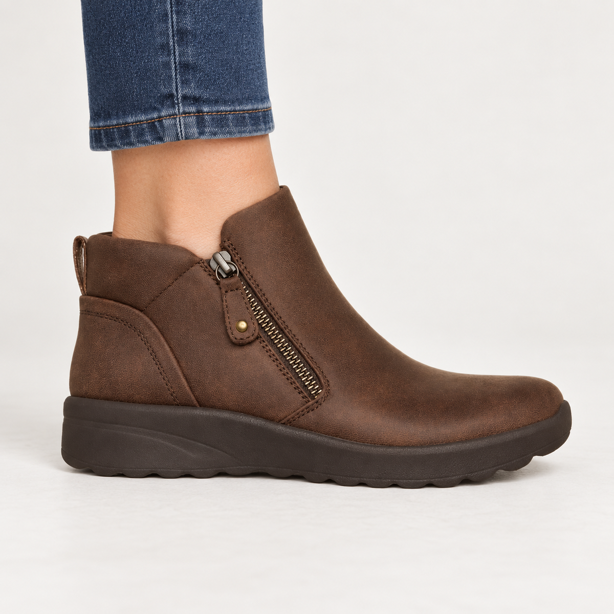 Ghete Casual Damă Skechers 158952 Maro chocolat - imagine 7