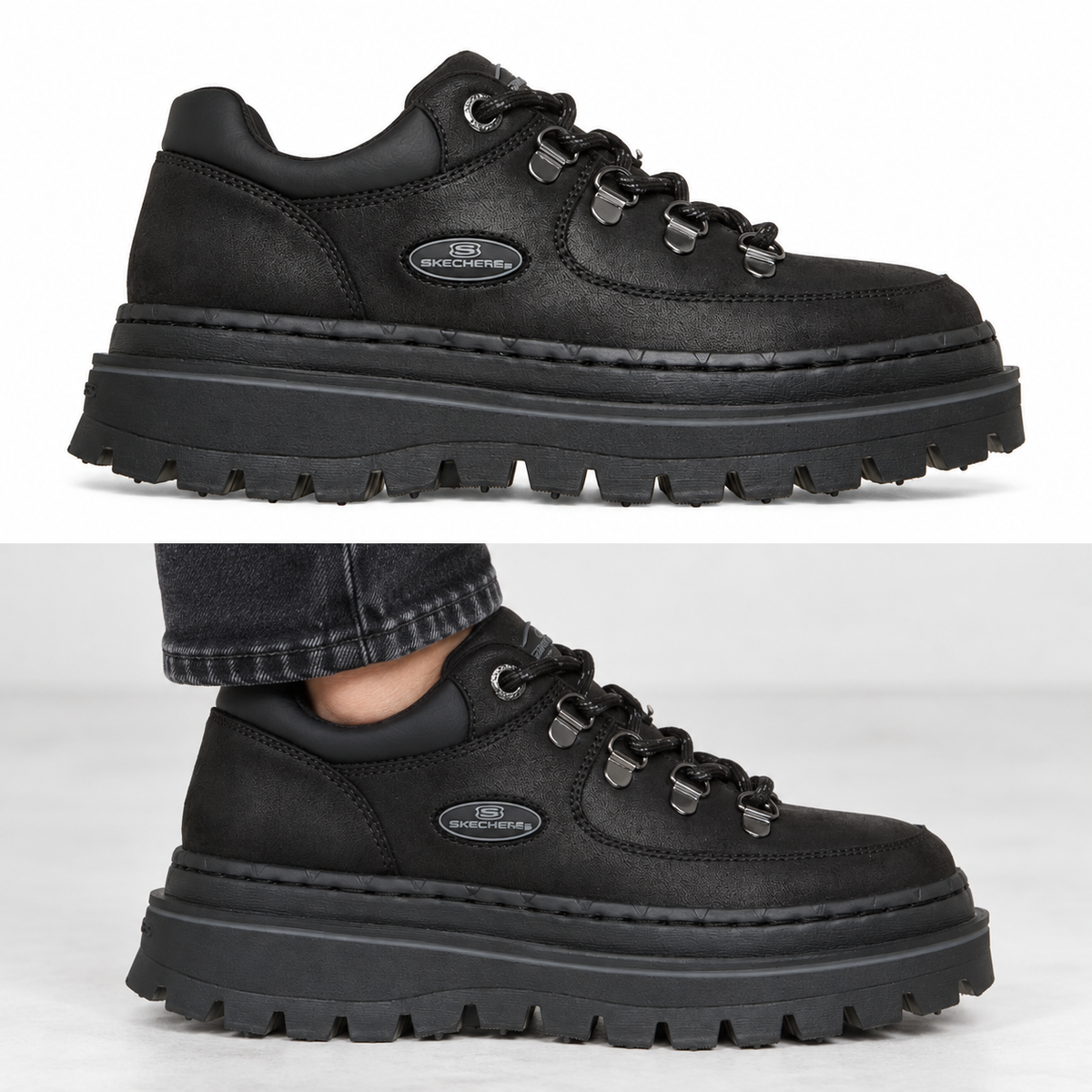 Pantofi Sport Damă Skechers 158798 Negru - imagine 2