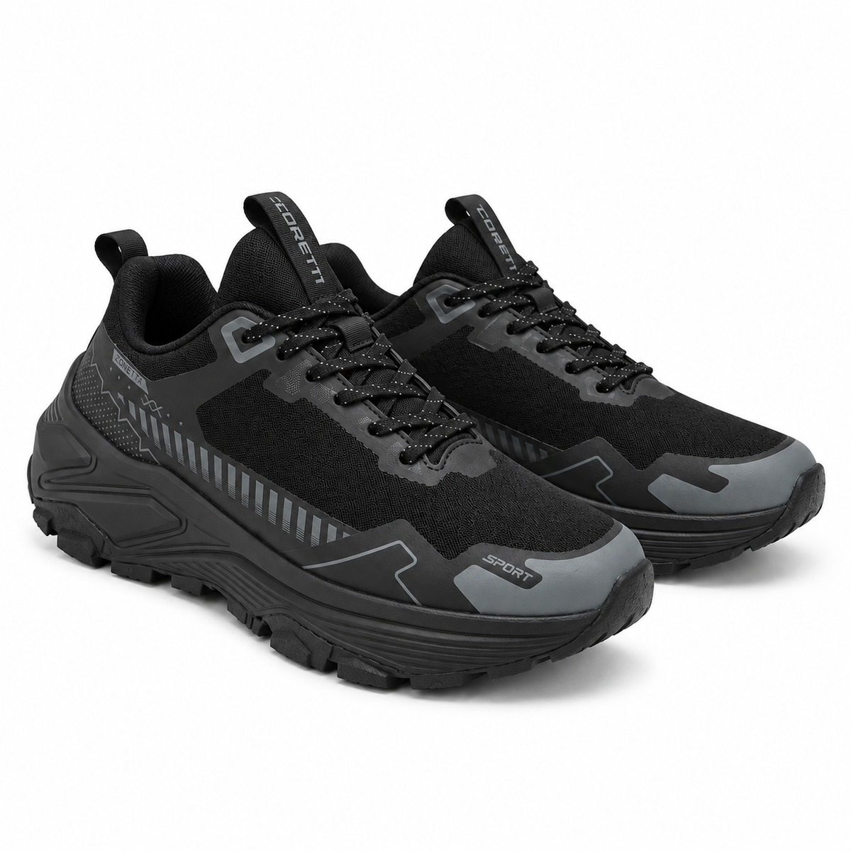 PANTOFI SPORT BARBATI GORETTI 30511 NEGRI