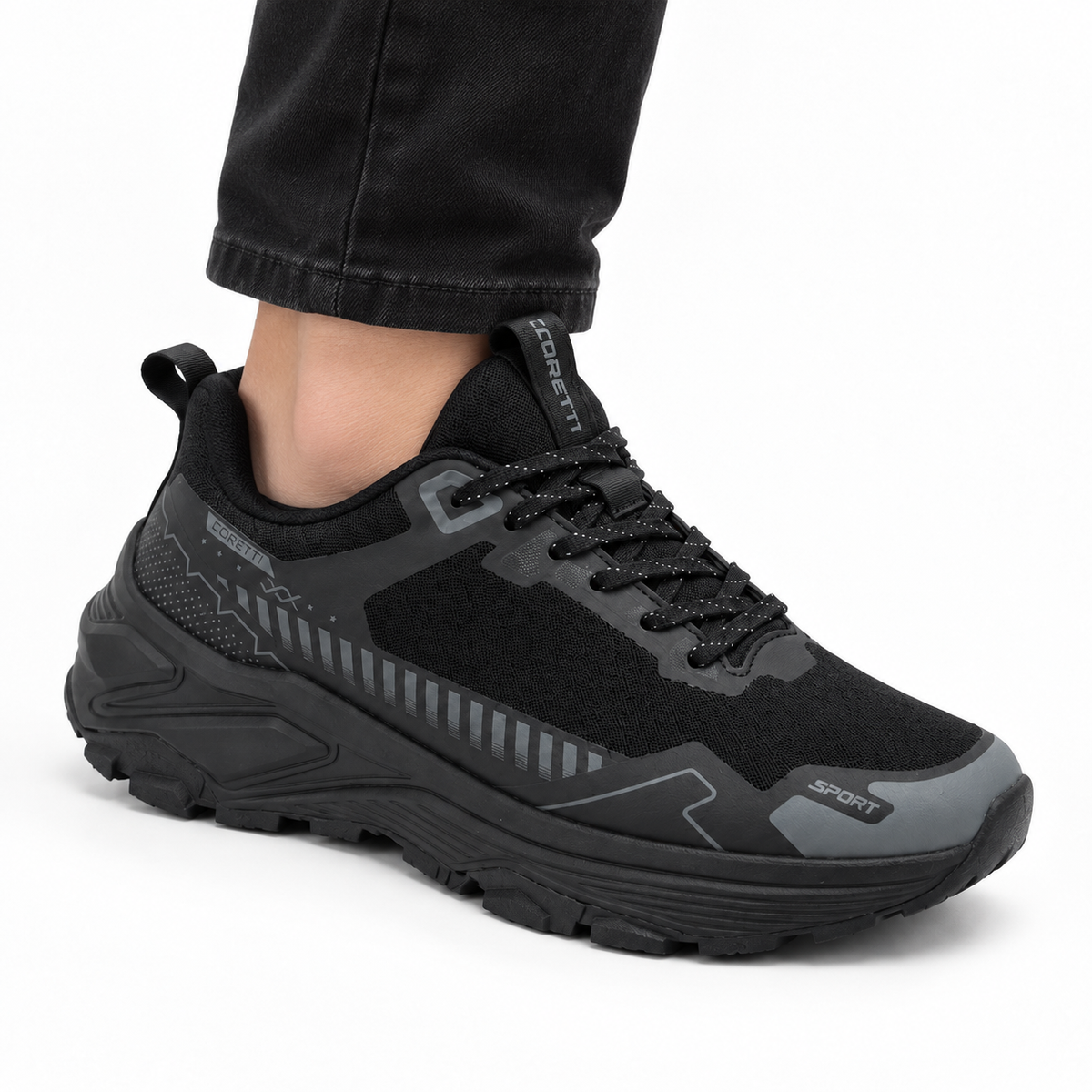 PANTOFI SPORT BARBATI GORETTI 30511 NEGRI