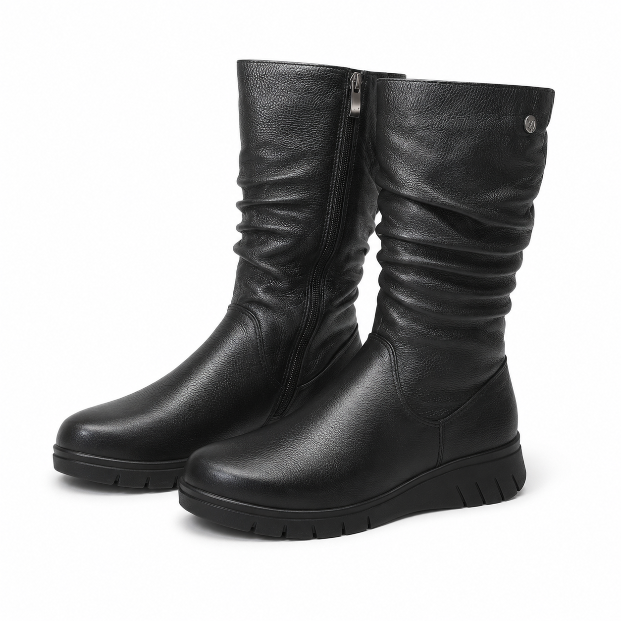 CIZME CASUAL DAMA CAPRICE 26407-43 NEGRU BIZONAT