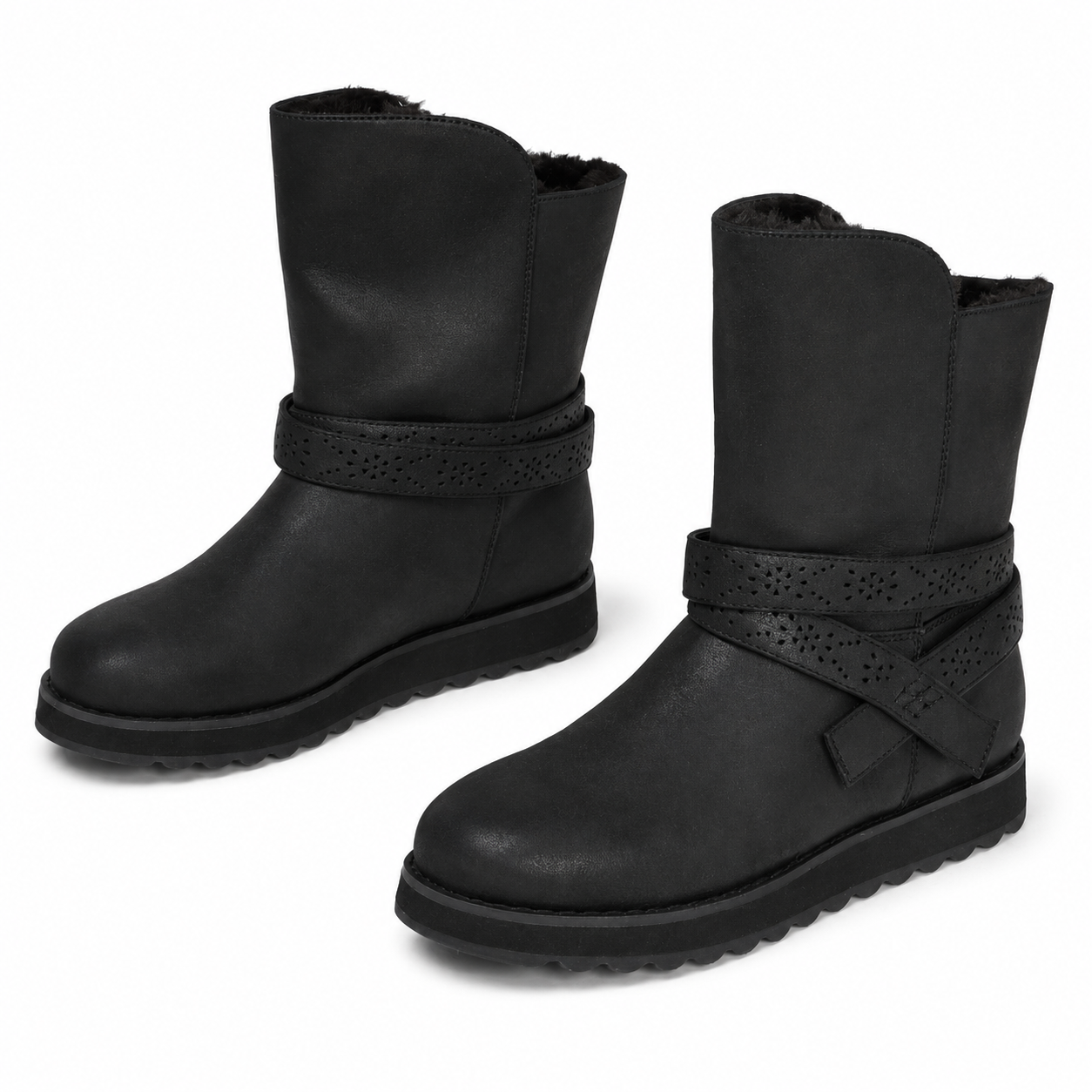 CIZME CASUAL DAMA SKECHERS 167116 BBK NEGRE