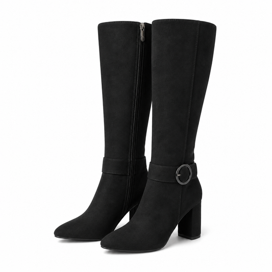 CIZME ELEGANTE DAMA MARCO TOZZI 25528-45 001 NEGRE VELUR