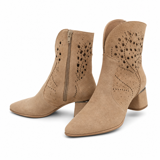 Cizme Primavara Elegante Damă Perlla 4295-3 127590 - Piele Naturală Întoarsă