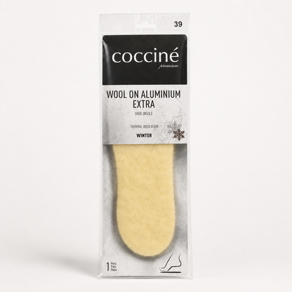 Coccine Branț Aluminium Extra cu Lână (iarnă) - Mărimea 39