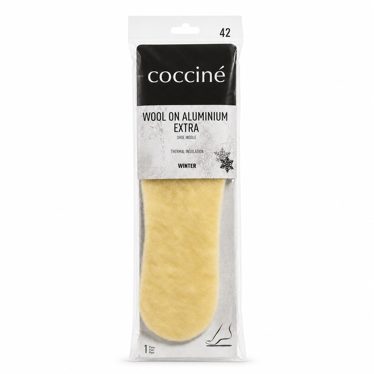 Coccine Branț Aluminium Extra cu Lână (iarnă) - Mărimea 42