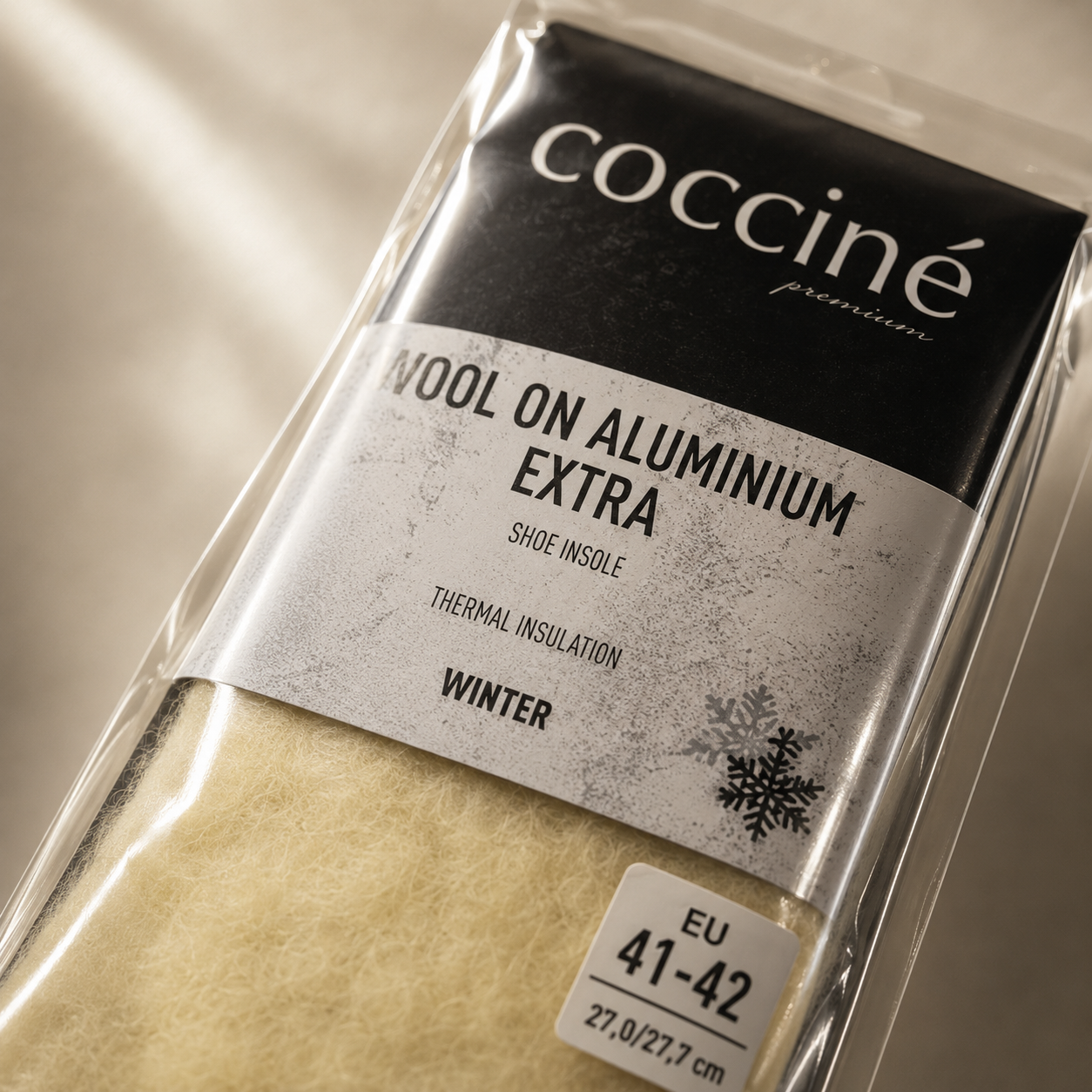 Coccine Branț Aluminium Extra cu Lână (iarnă) - Mărimea 45