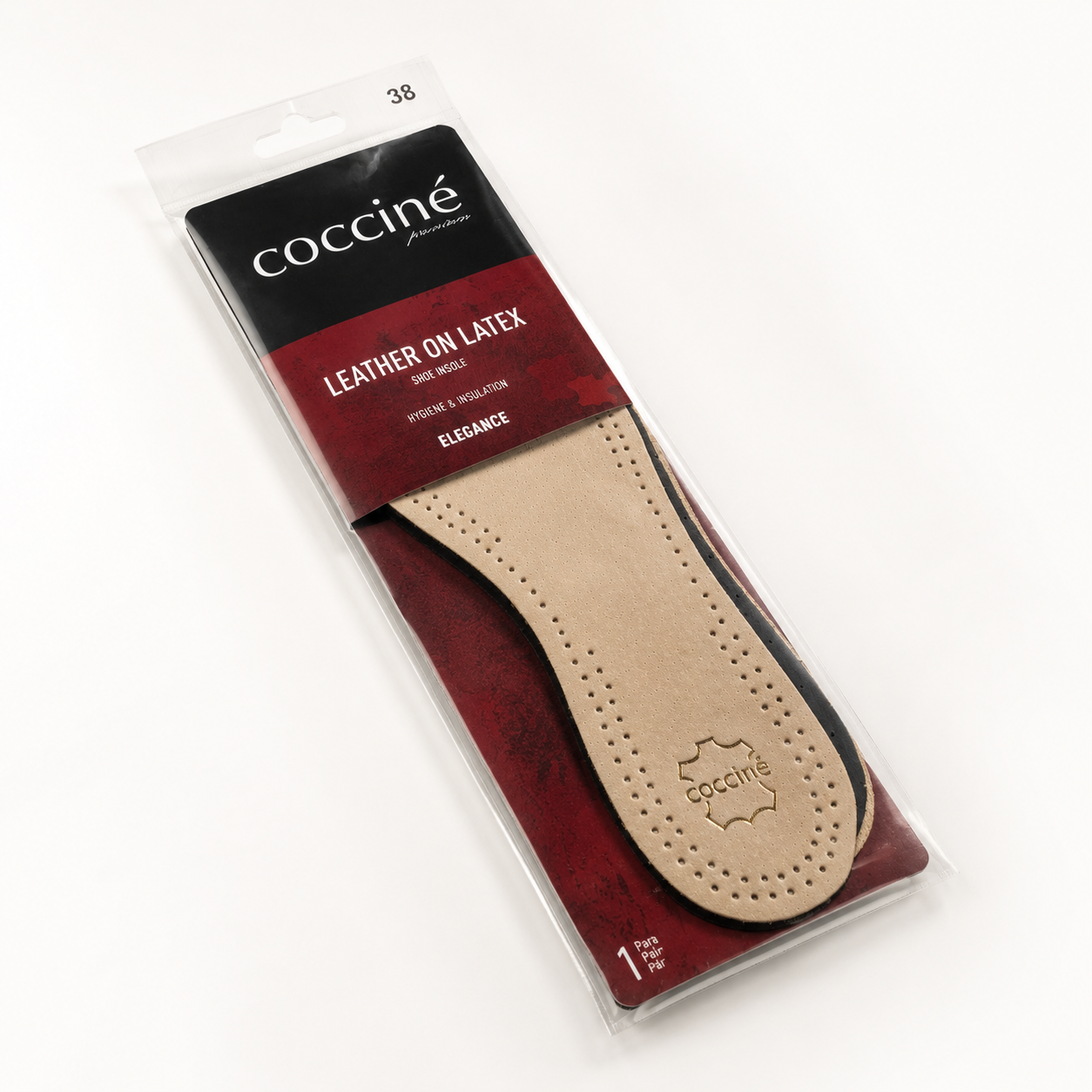 Coccine Branț Piele pe Latex Elegance - Mărimea 39