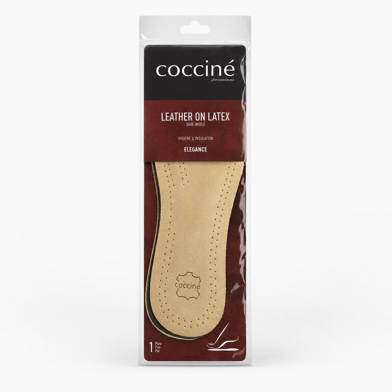 Coccine Branț Piele pe Latex Elegance - Mărimea 41