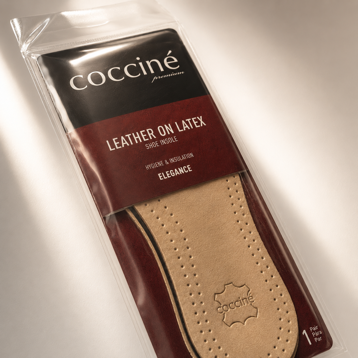 Coccine Branț Piele pe Latex Elegance - Mărimea 41