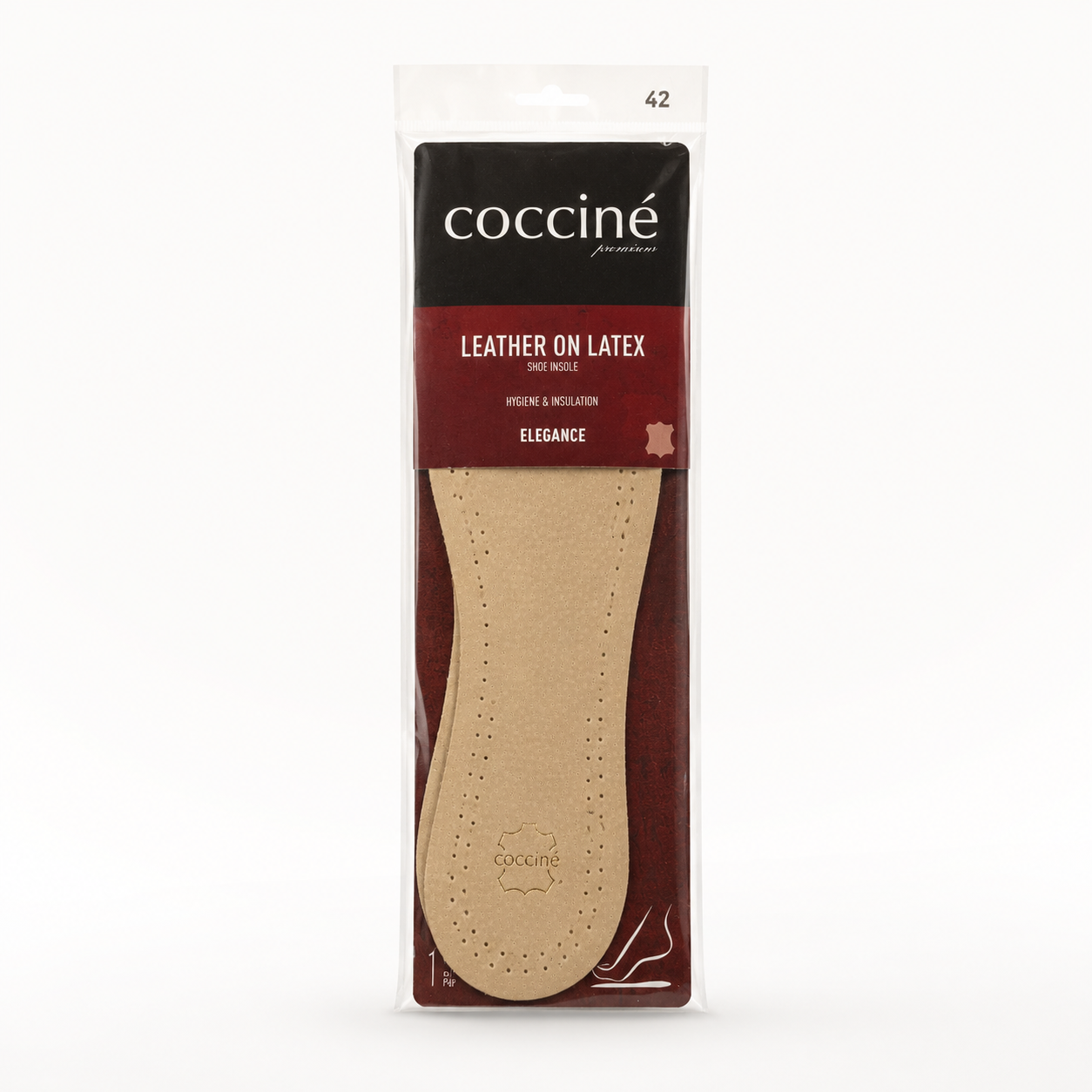 Coccine Branț Piele pe Latex Elegance - Mărimea 42