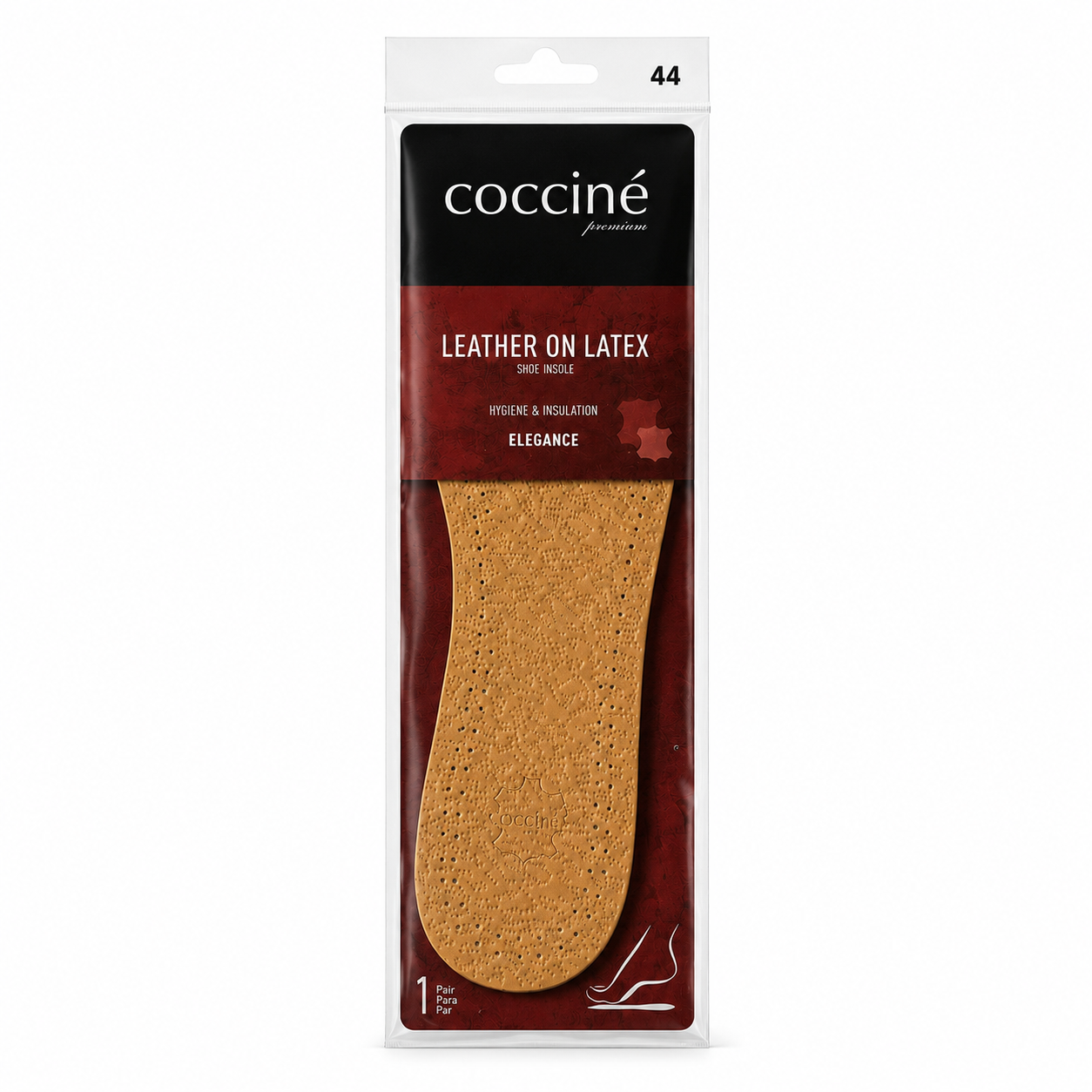 Coccine Branț Piele pe Latex Elegance - Mărimea 44