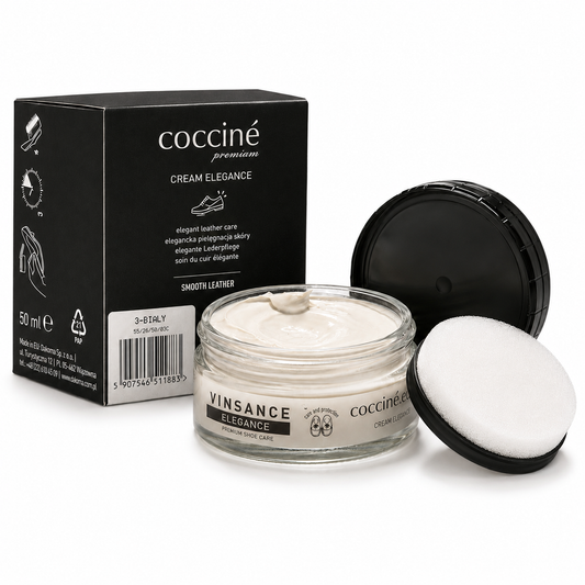 Coccine Cream Elegance Cremă Pantofi Piele Albă 50ml