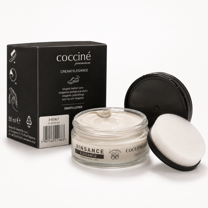 Coccine Cream Elegance Cremă Pantofi Piele Albă 50ml