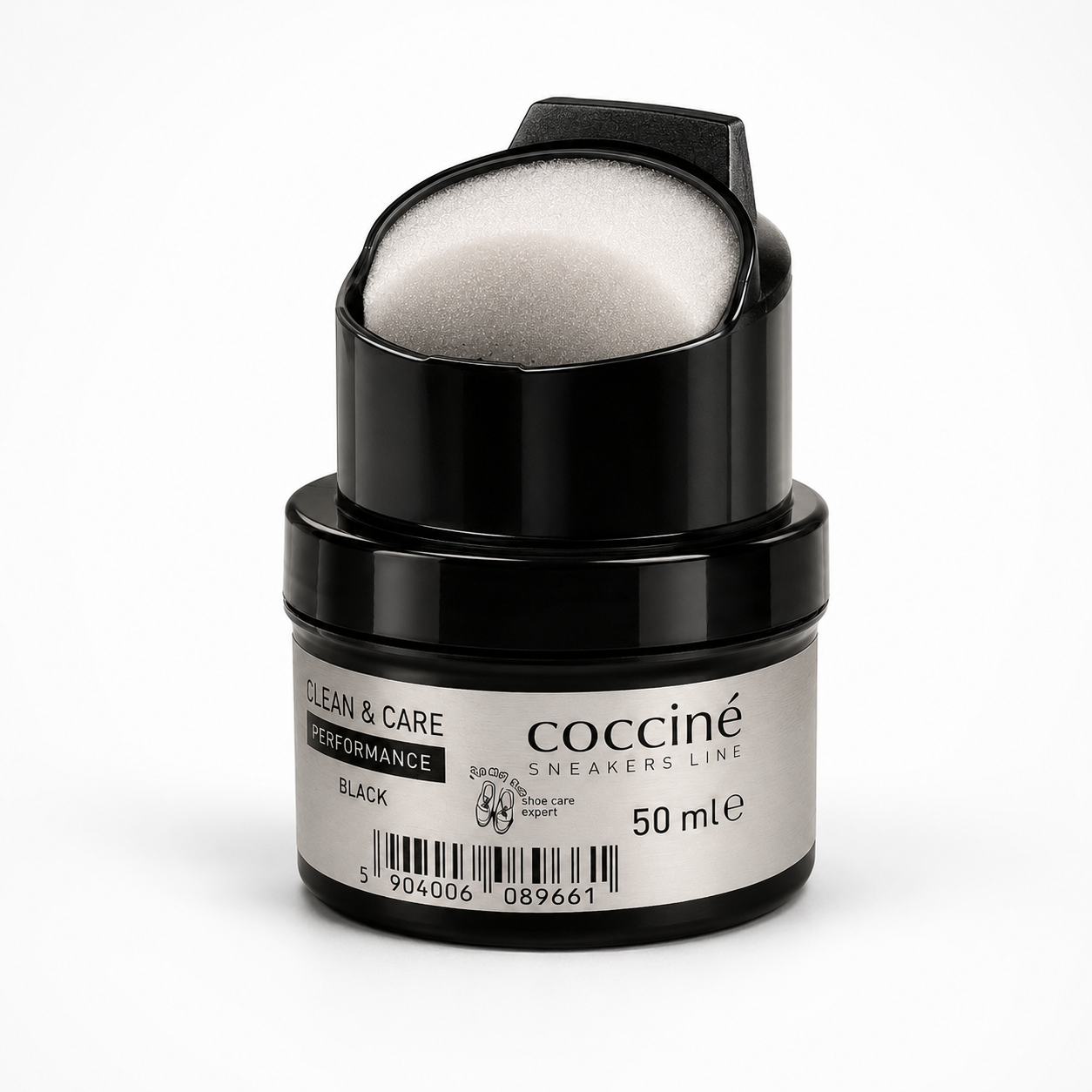 Coccine Grease for Shoes Grăsime Pantofi Piele Negru 50ml