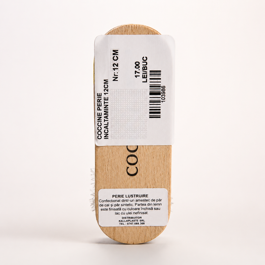 Coccine Perie Lustruit Pantofi 12cm Lemn Natural