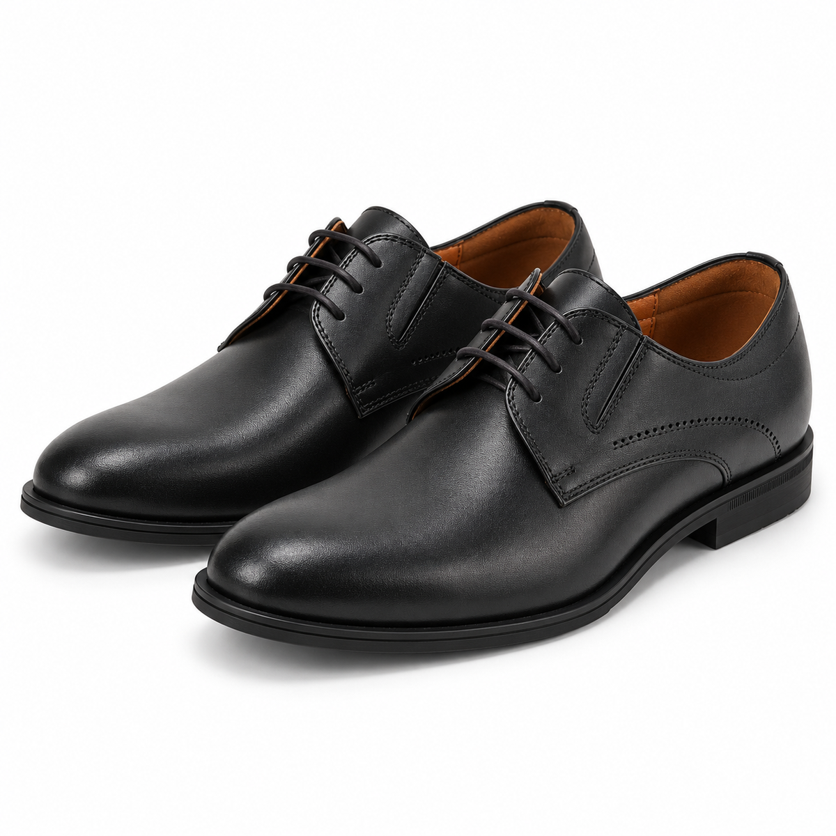 Pantofi Eleganți Bărbați CONHPOL A781-0800-00S02 Negru Negru – pereche, vedere 3/4