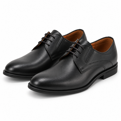 Pantofi Eleganți Bărbați CONHPOL A781-0800-00S02 Negru – Piele Naturală