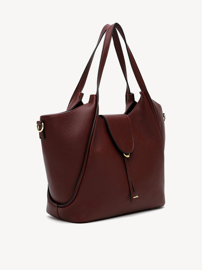 Geantă shopper damă tamaris manuela 35044-690 bordo - imagine 2