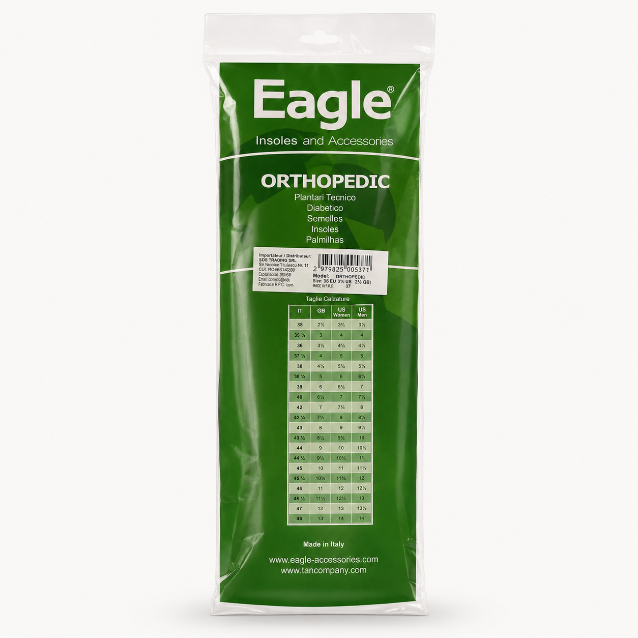 Eagle Branț Ortopedic Memory Foam - Mărimea 37