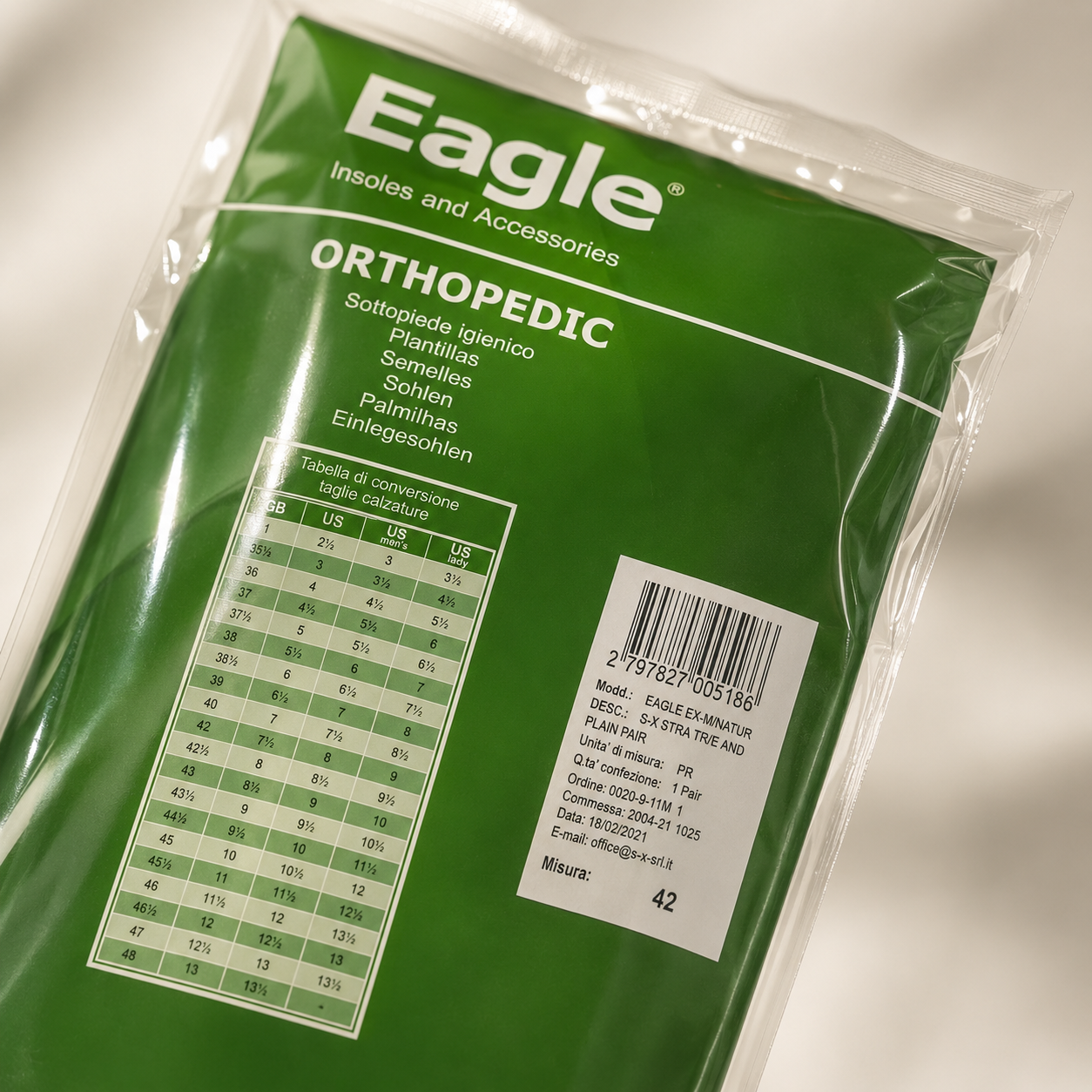 Eagle Branț Ortopedic Memory Foam - Mărimea 42