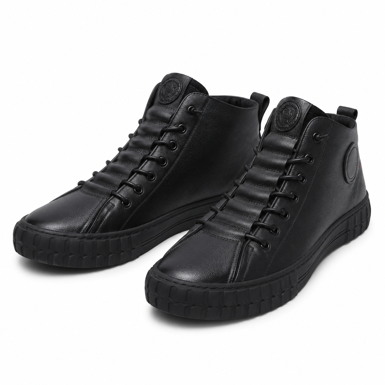 Ghete Casual Bărbați Franco Gerardo WZ202002 Negru – Piele Naturală