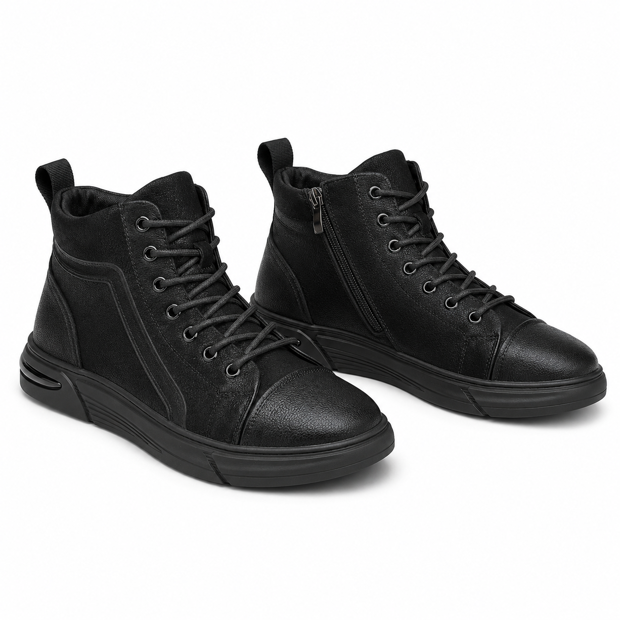 GHETE CASUAL BARBATI FRANCO GERARDO 9550B NEGRE NUBUCK