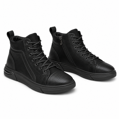 GHETE CASUAL BARBATI FRANCO GERARDO 9550B NEGRE NUBUCK