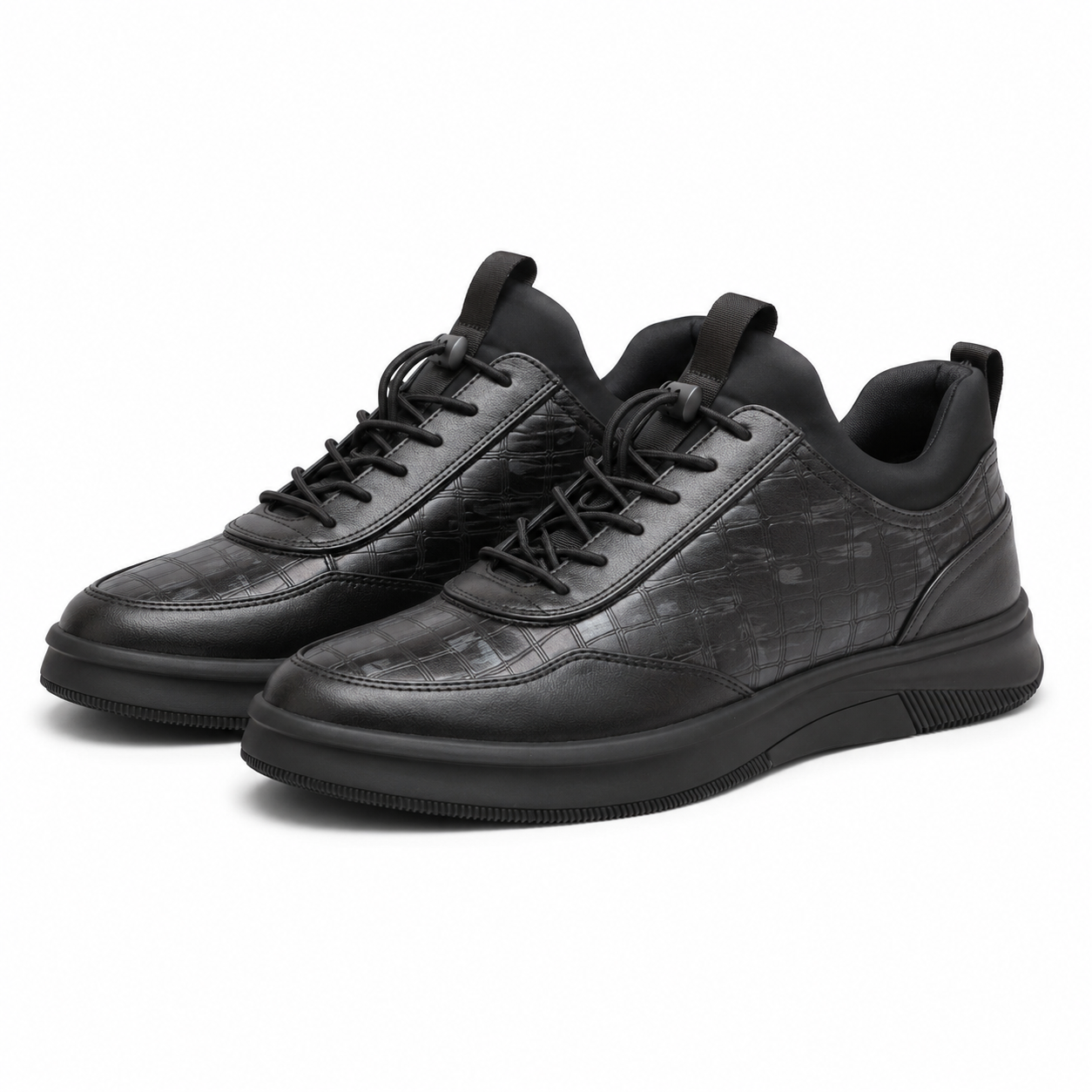 GHETE CASUAL BARBATI FRANCO GERARDO CH669-28 NEGRE + GRI