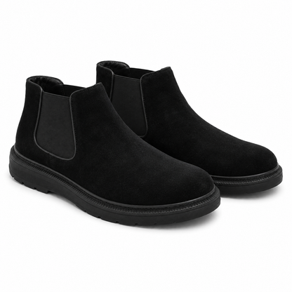 GHETE CASUAL BARBATI MELS AL212-A21 NEGRE VELUR
