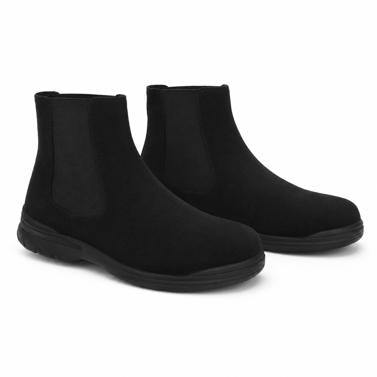 GHETE CASUAL BARBATI MELS H1551-1B NEGRE VELUR