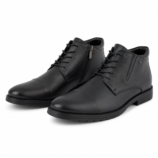 GHETE CASUAL BARBATI MELS L95353 NEGRE
